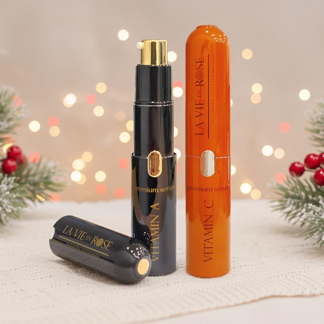Premium Serum Vitamin A 20ml + Premium Serum Vitamin C 20ml | La Vie en Rose