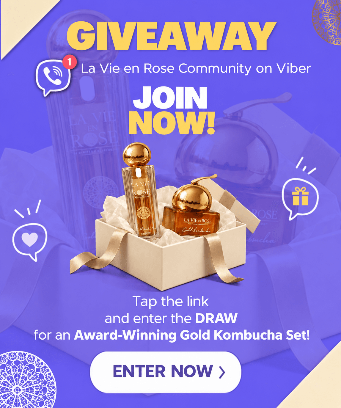 Join the La Vie en Rose Community and Win!