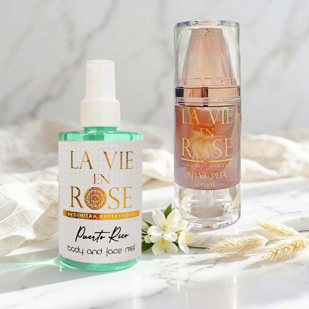 Special Offer | AHA & PHA serum 30ml + Puerto Rico 200ml | La Vie en Rose