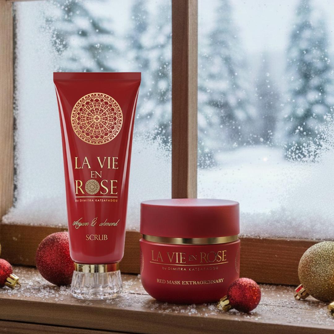 Special Offer | Red Mask Extraordinary 100ml + Argan and almond scrub 100ml La Vie en Rose