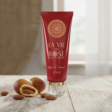 Argan and Almond Scrub | La Vie en Rose