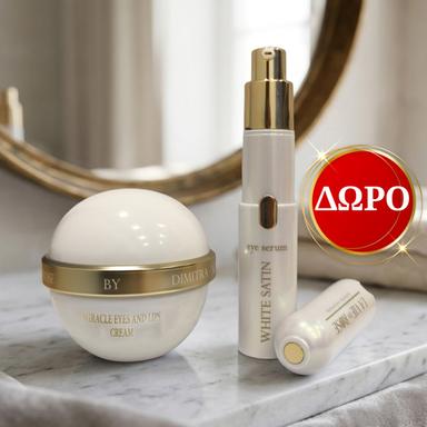 Special Offer | Miracle eyes and lips cream 30ml + Δώρο White Satin Eye Serum 20ml | La Vie en Rose