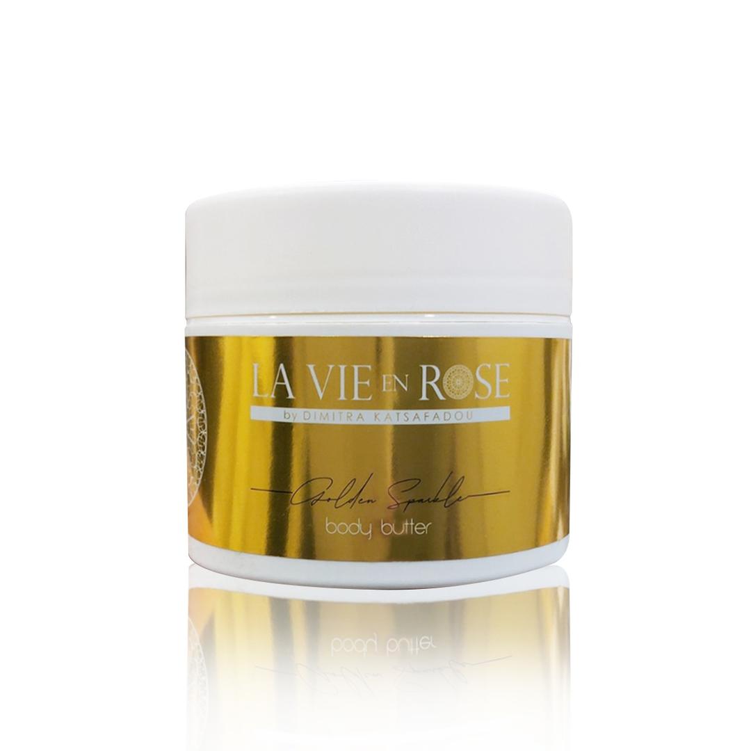 Golden sparkle body butter 200ml | La Vie en Rose