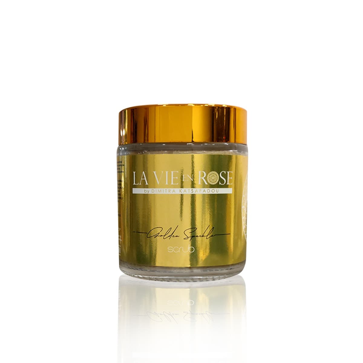 Golden sparkle scrub 100ml | La Vie en Rose