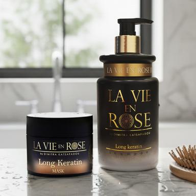 Special Offer | Long keratin shampoo 400ml + Long Keratin Mask 250ml | La Vie en Rose