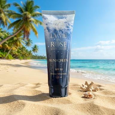 Smooth SunscreenSPF 50 100ml - Αντηλιακή κρέμα προσώπου και σώματος | La VIe en Rose