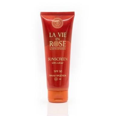 Smooth Sunscreen with color SPF 50 100ml - Αντηλιακή κρέμα προσώπου και σώματος με χρώμα | La VIe en Rose