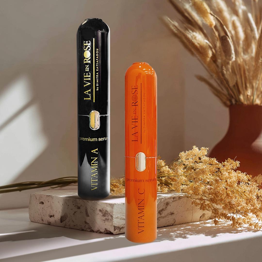 Premium Serum Vitamin A 20ml + Premium Serum Vitamin C 20ml | La Vie en Rose